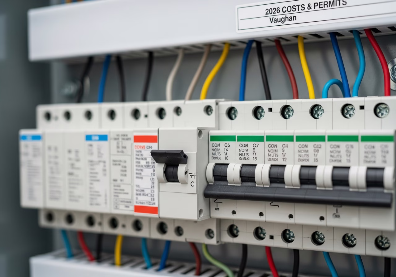 Electrical Panel Upgrades — close-up of professional workmanship in a Toronto-area home