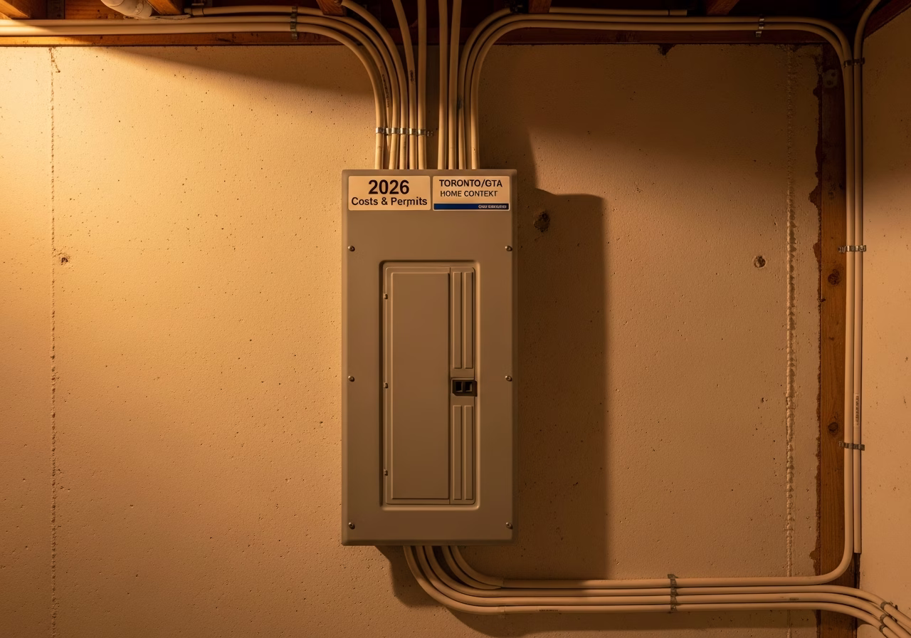 Electrical Panel Upgrades — finished result in a Toronto or GTA home by RenoHouse