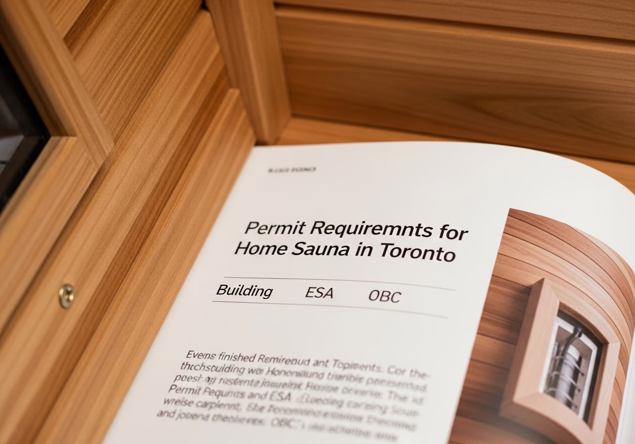 Permit Requirements for Home Sauna β close-up of professional workmanship in a Toronto-area home