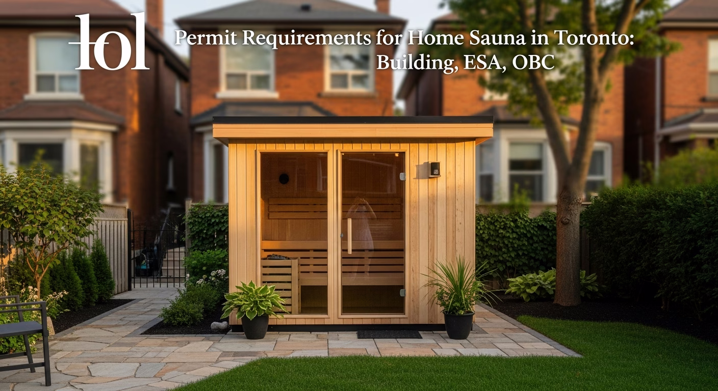 Permit Requirements for Home Sauna in Toronto: Building, ESA, OBC