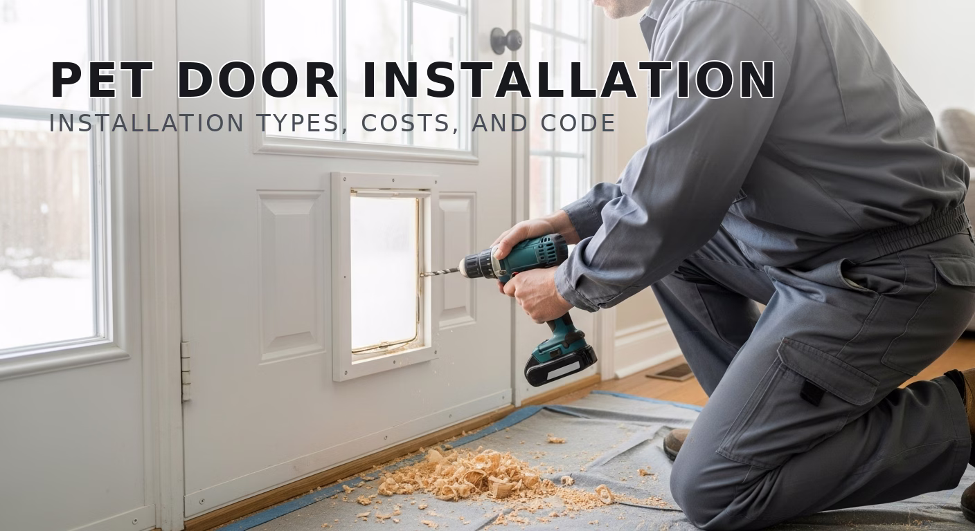 Pet Door Installation Toronto: Types, Costs, and Code (2026)