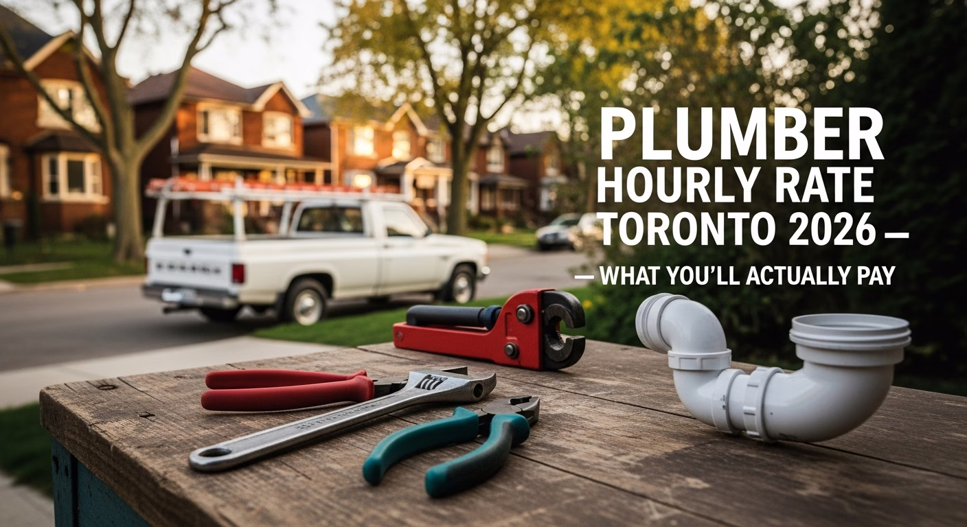 Plumber Hourly Rate Toronto 2026 — What You'll Actually Pay