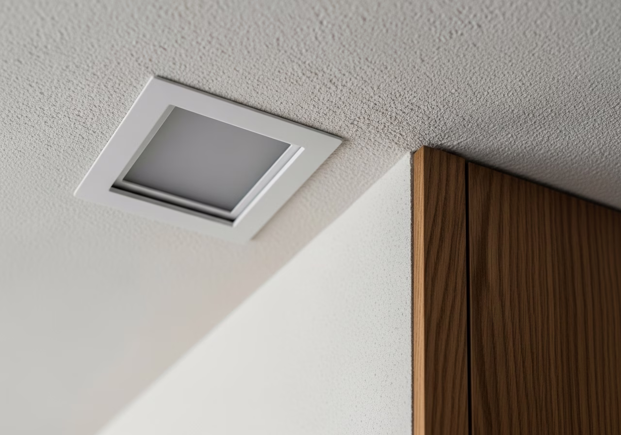 Popcorn Ceiling Removal — close-up of professional workmanship in a Toronto-area home