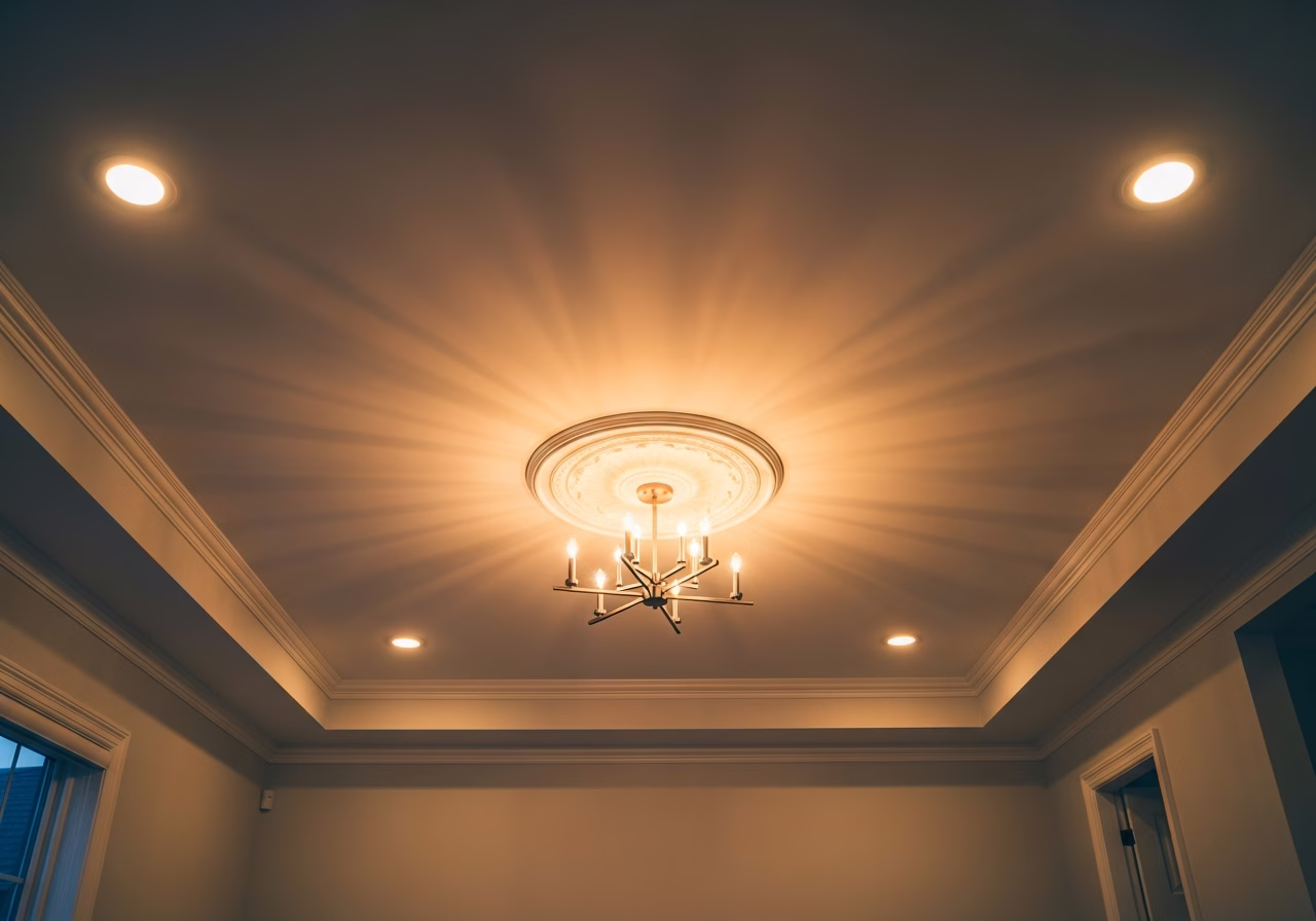 Popcorn Ceiling Removal — finished result in a Toronto or GTA home by RenoHouse