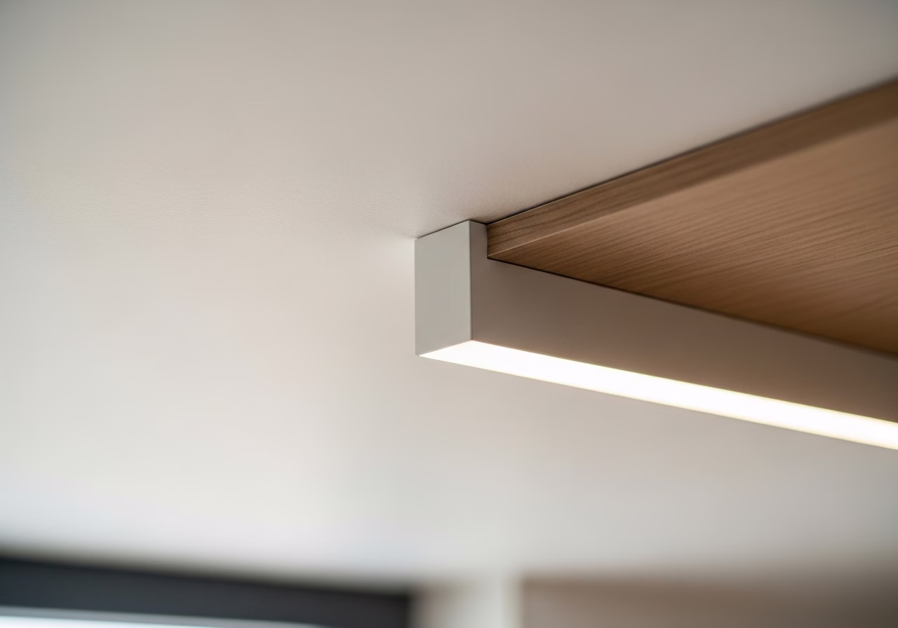 Popcorn Ceiling Removal — close-up of professional workmanship in a Toronto-area home