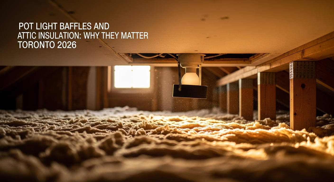 Pot Light Baffles and Attic Insulation: Why They Matter Toronto 2026