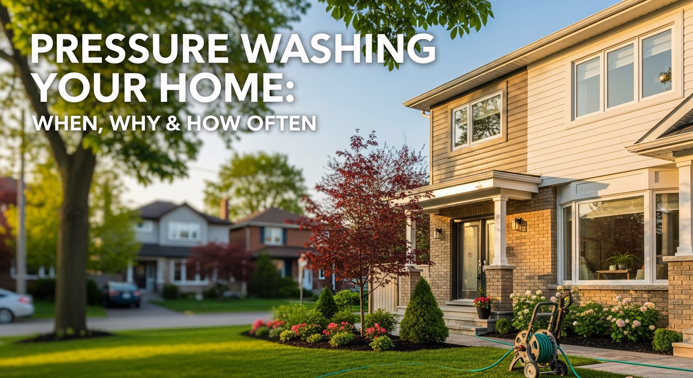 Pressure Washing Your Home: When, Why & How Often