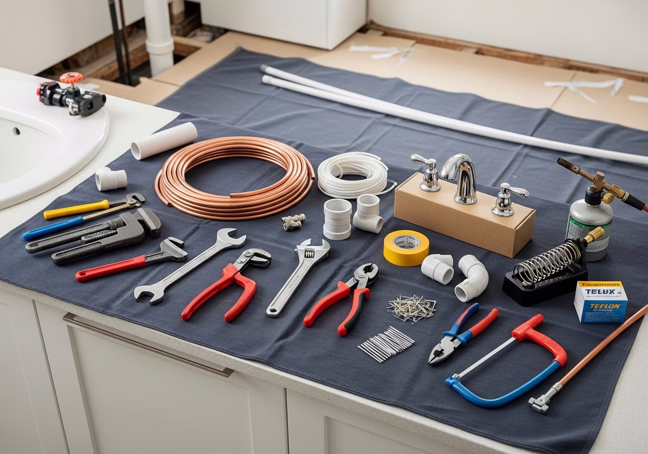 Propane vs Natural Gas BBQ โ tools and materials staged in a Greater Toronto Area home