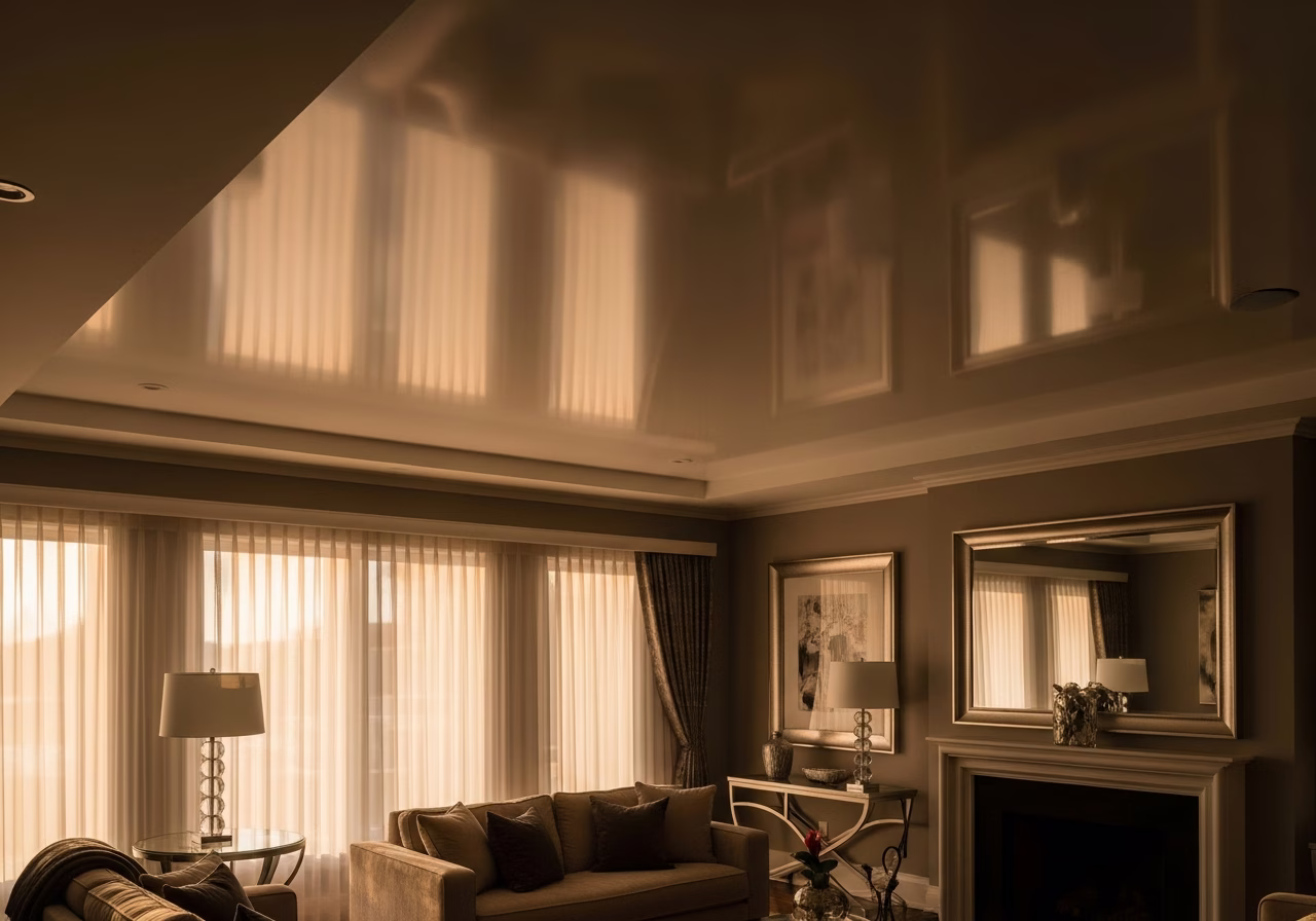 PVC vs Fabric Stretch Ceiling — finished result in a Toronto or GTA home by RenoHouse