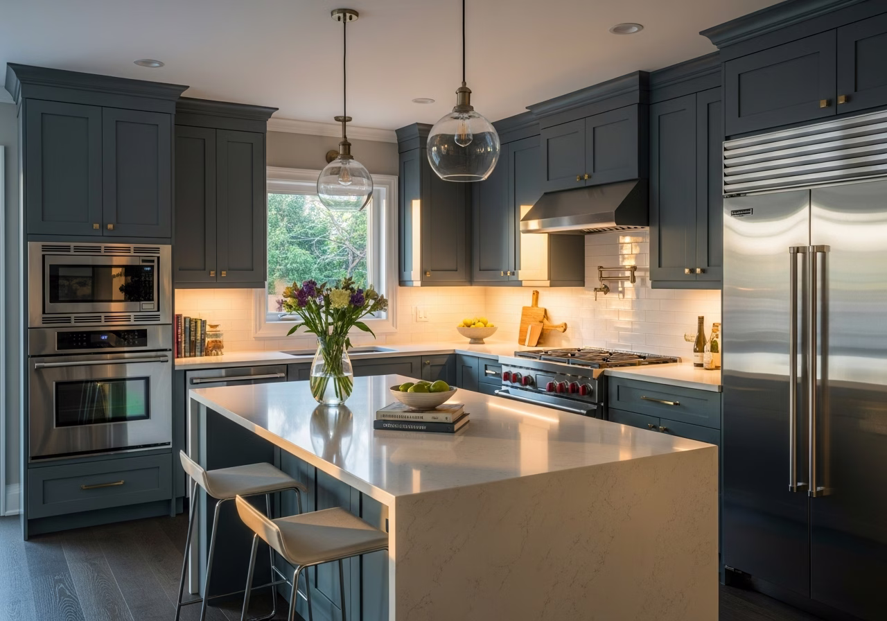 Quartz vs Granite Countertops — finished result in a Toronto or GTA home by RenoHouse