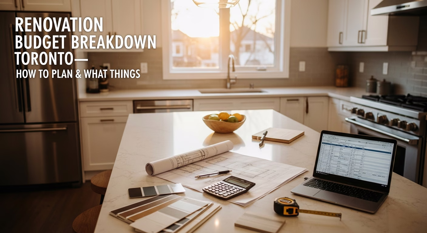 Renovation Budget Breakdown Toronto— How to Plan & What Things