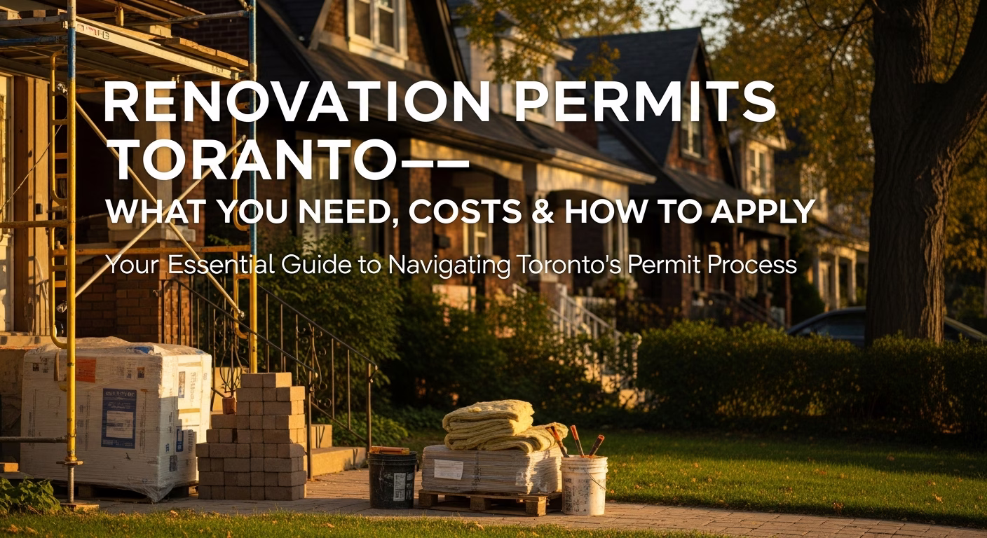 Renovation Permits Toronto— What You Need, Costs & How to Apply