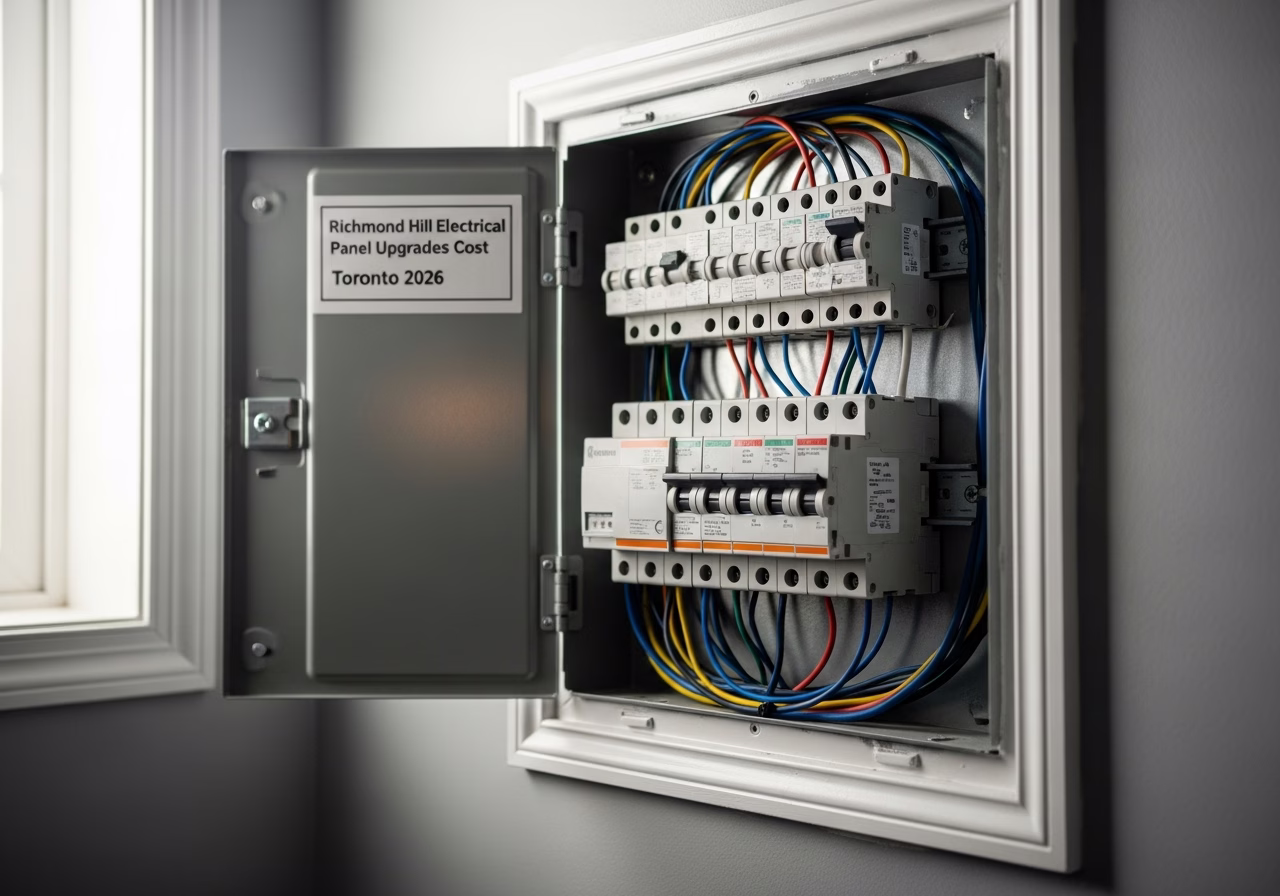 Richmond Hill Electrical Panel Upgrades — close-up of professional workmanship in a Toronto-area home