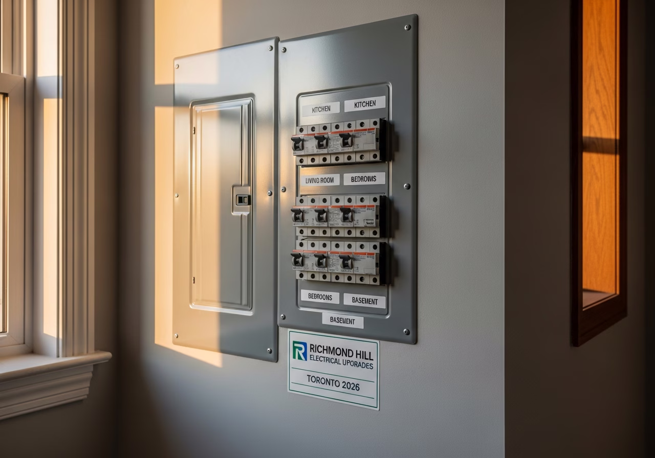 Richmond Hill Electrical Panel Upgrades — finished result in a Toronto or GTA home by RenoHouse