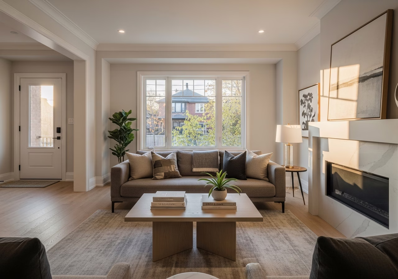 Safety Window Film — finished result in a Toronto or GTA home by RenoHouse