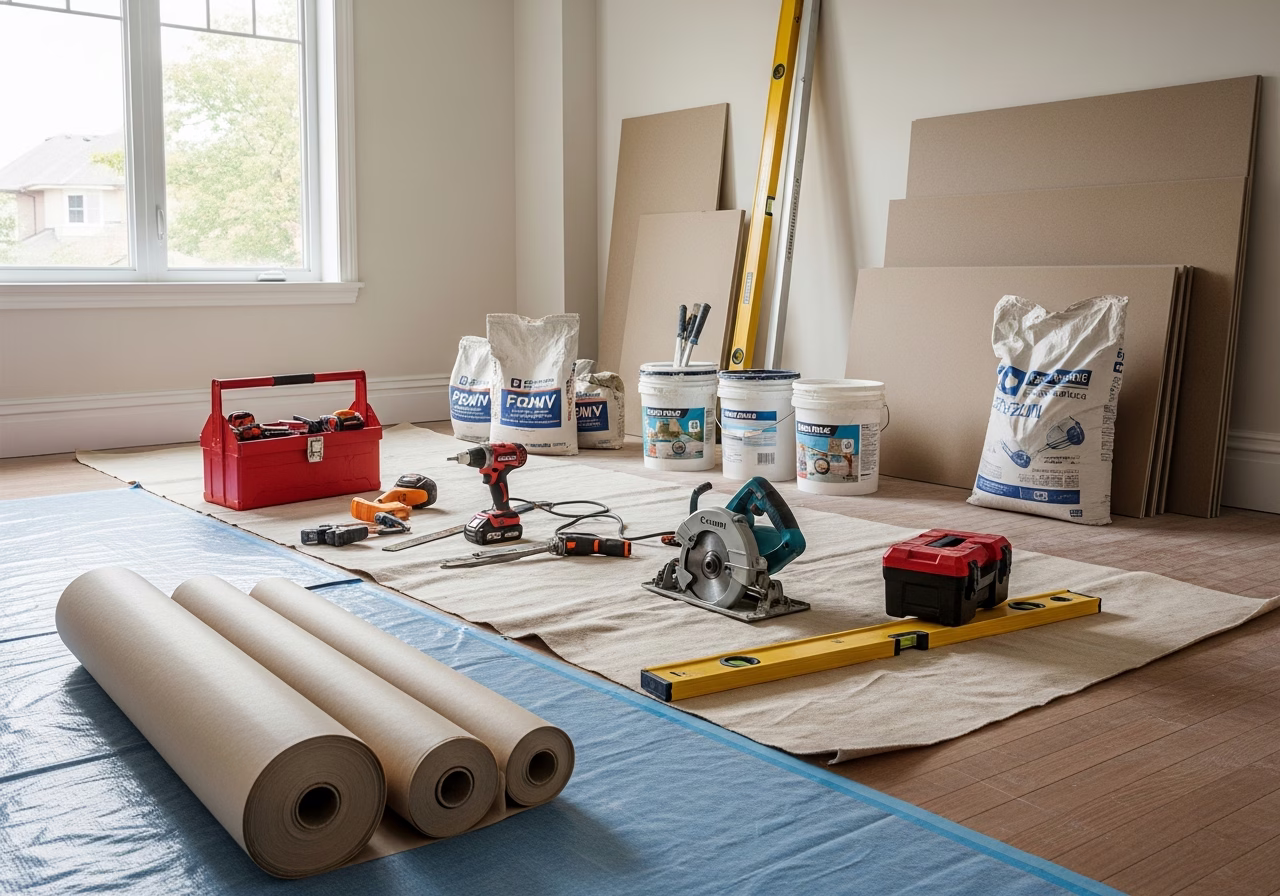 Sauna Cold Plunge Contrast Therapy — tools and materials staged in a Greater Toronto Area home