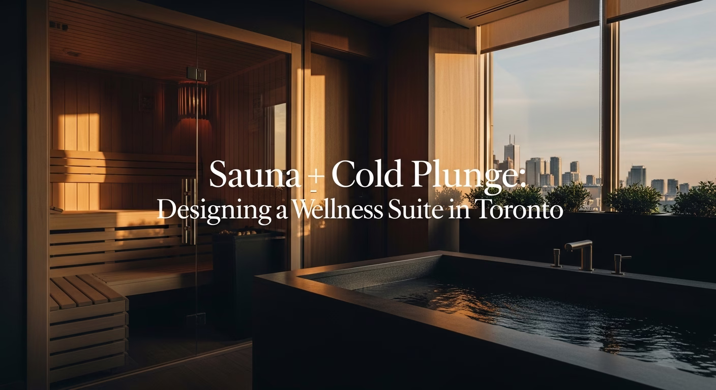 Sauna + Cold Plunge: Designing a Wellness Suite in Toronto