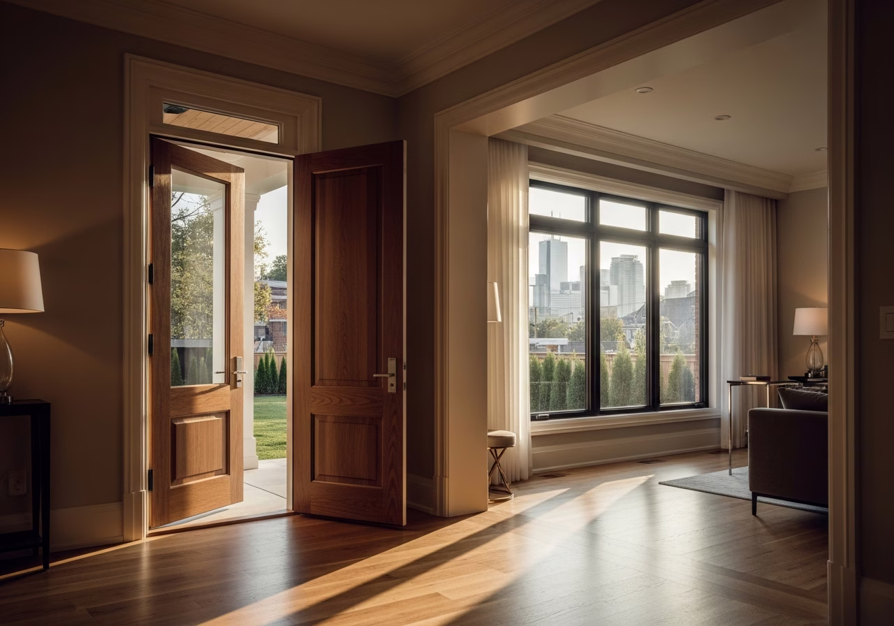 Screen Door Repair and Replacement — finished result in a Toronto or GTA home by RenoHouse