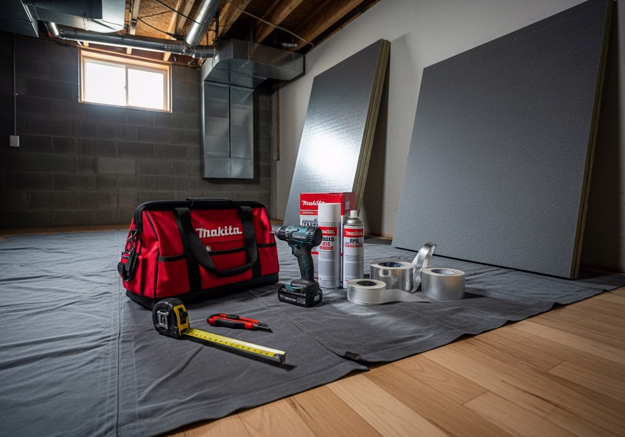 Signs You Need an Attic Insulation Upgrade — tools and materials staged in a Greater Toronto Area home