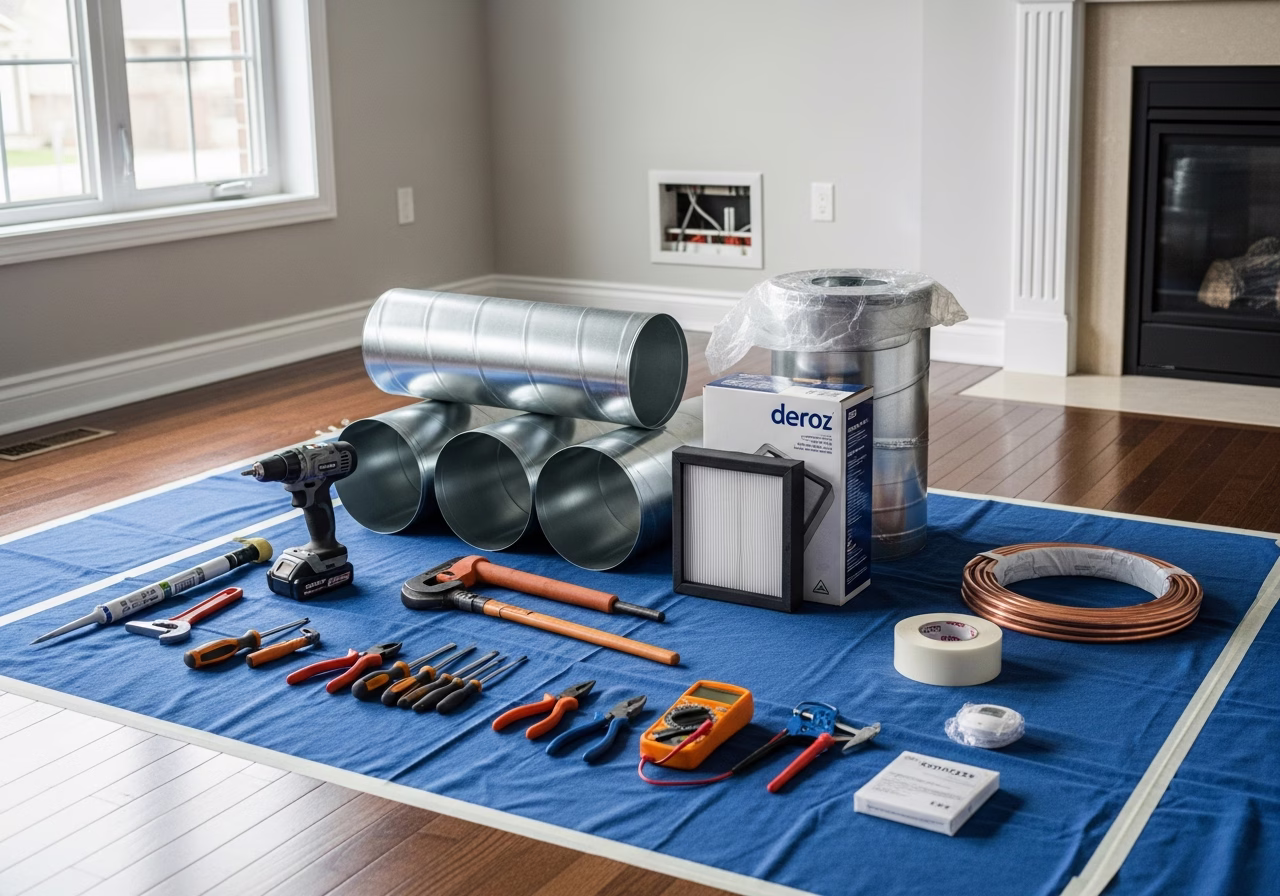 Signs You Need an HRV โ tools and materials staged in a Greater Toronto Area home
