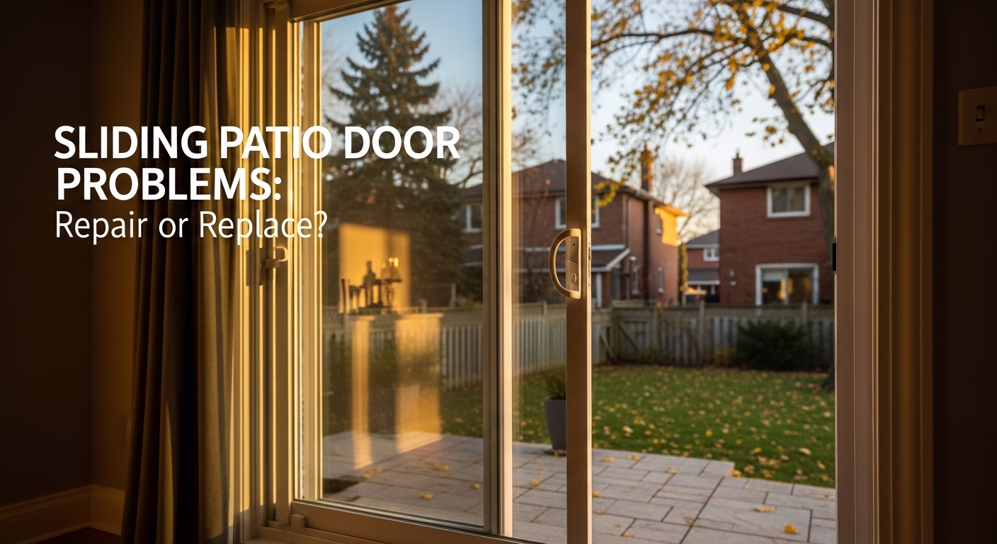 Sliding Patio Door Problems: Repair or Replace?