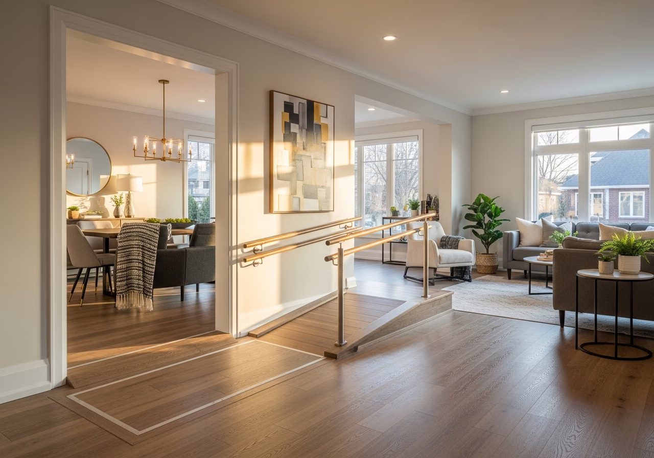 Slip-Resistant Flooring for Seniors — finished result in a Toronto or GTA home by RenoHouse