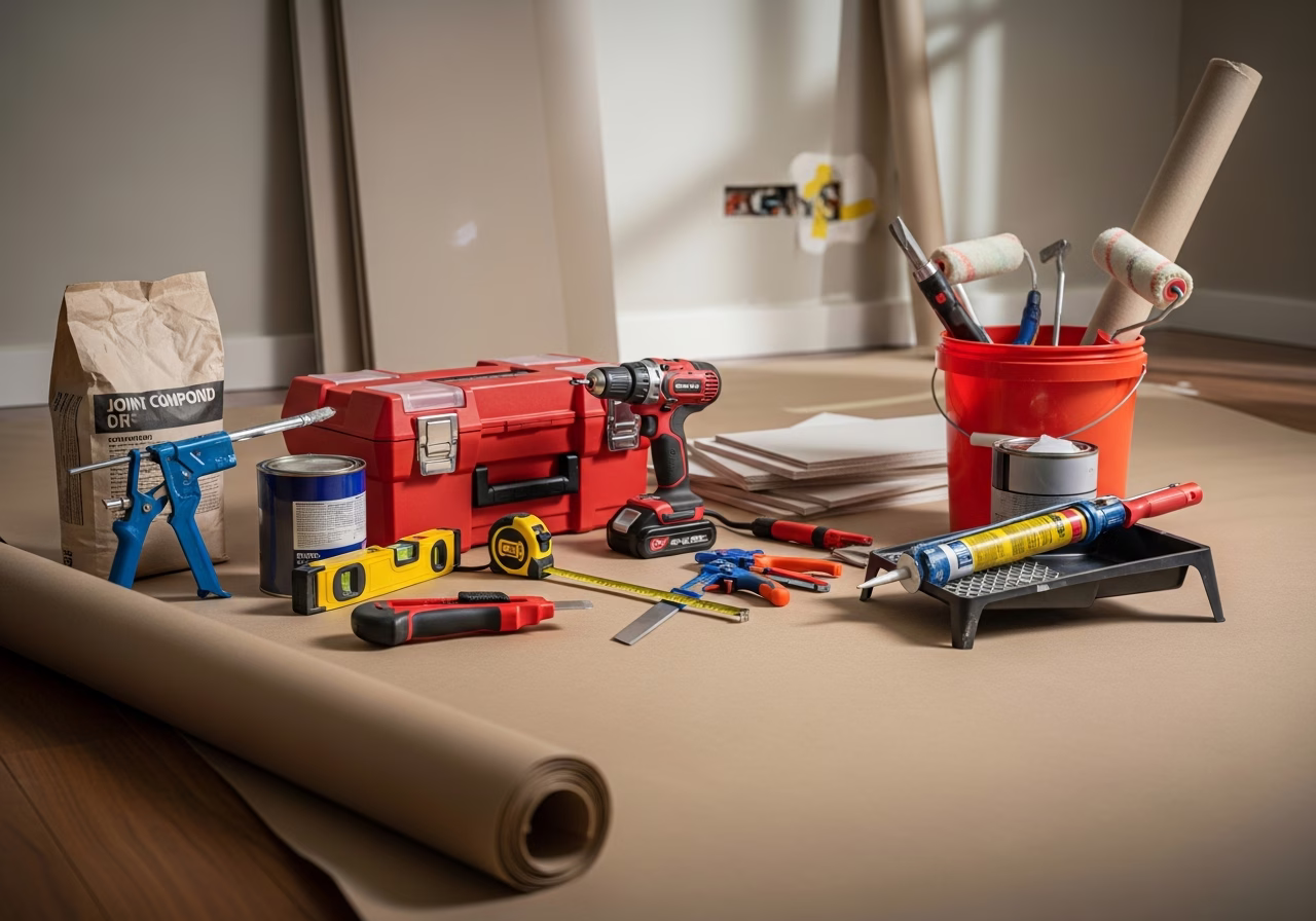 Soundproofing Window Replacement β tools and materials staged in a Greater Toronto Area home