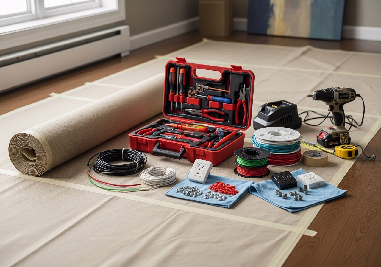 Standby Generator Natural Gas vs Propane — tools and materials staged in a Greater Toronto Area home