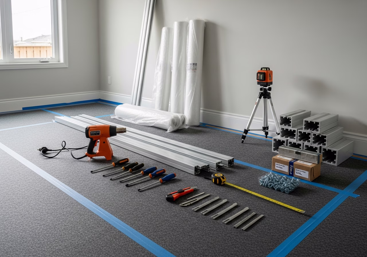 Star Sky Ceiling Maintenance and Care — tools and materials staged in a Greater Toronto Area home