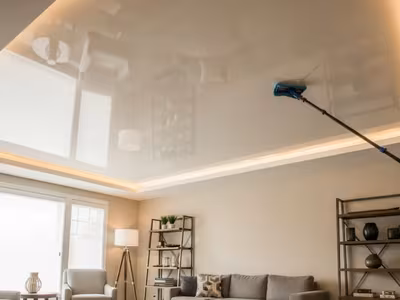 How to Clean and Maintain a Stretch Ceiling (Glossy, Matte, Fabric)
