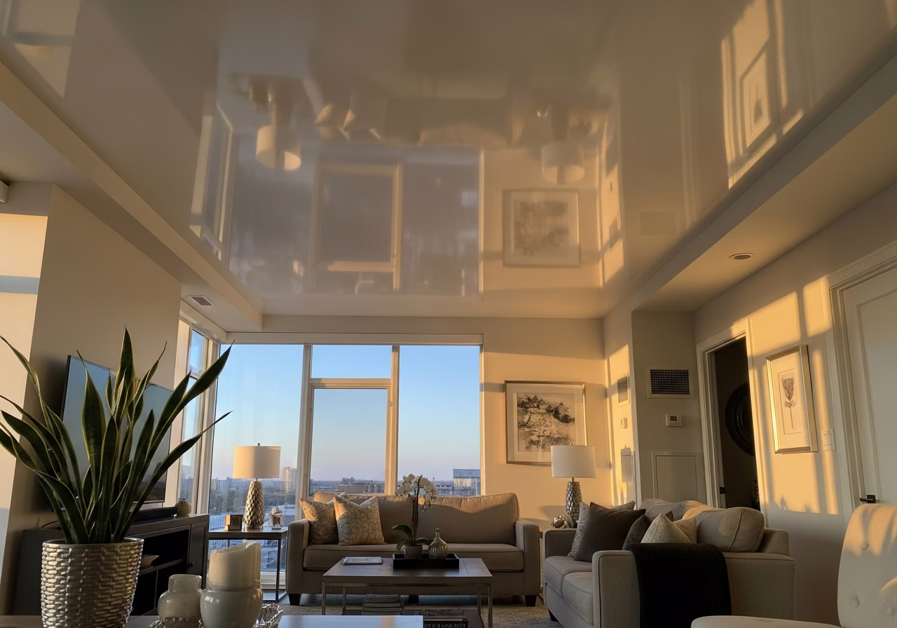 Stretch Ceiling Condo Board Approval — finished result in a Toronto or GTA home by RenoHouse