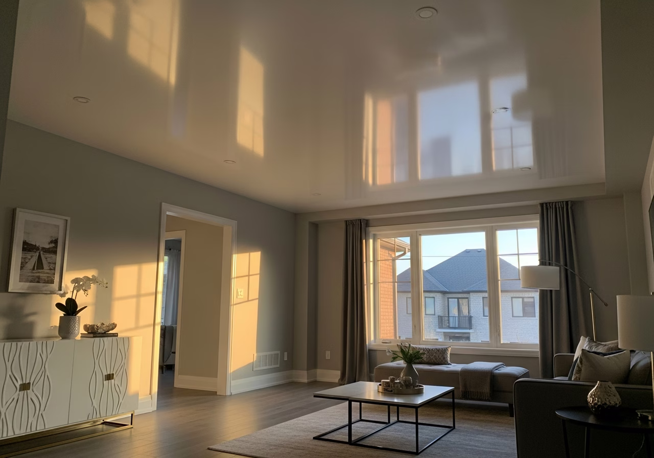 Stretch Ceiling Removal and Replacement — finished result in a Toronto or GTA home by RenoHouse