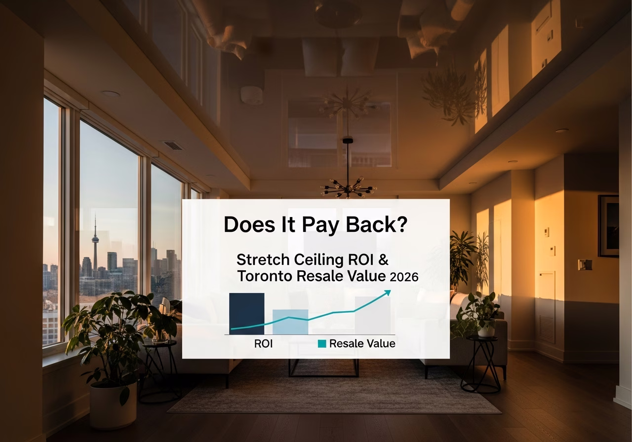 Stretch Ceiling ROI and Toronto Resale Value — finished result in a Toronto or GTA home by RenoHouse