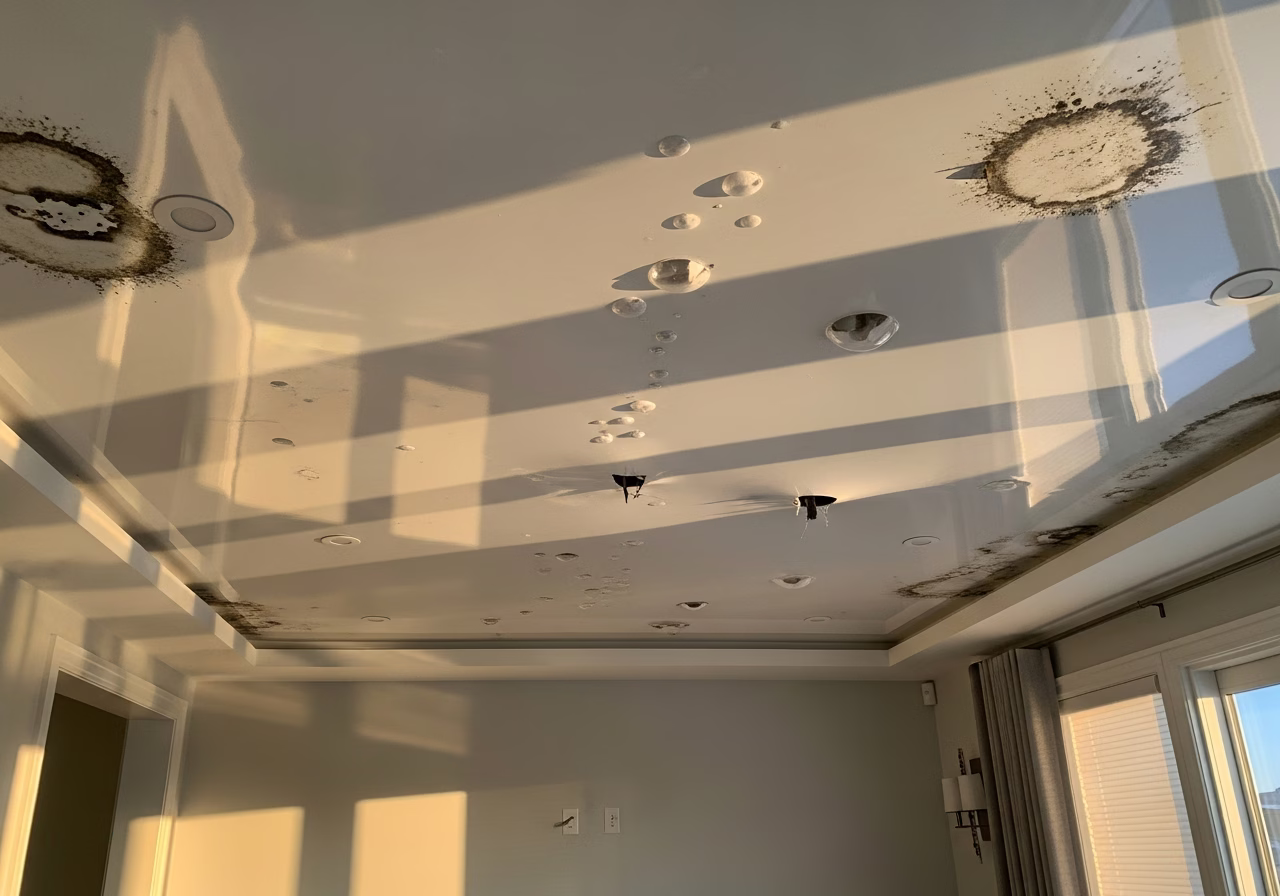 Stretch Ceiling Troubleshooting — finished result in a Toronto or GTA home by RenoHouse
