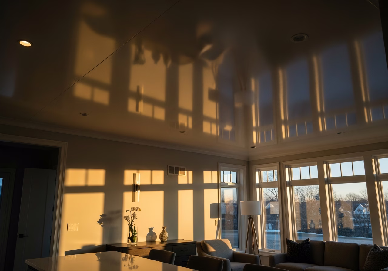 Stretch Ceiling vs Drywall — finished result in a Toronto or GTA home by RenoHouse