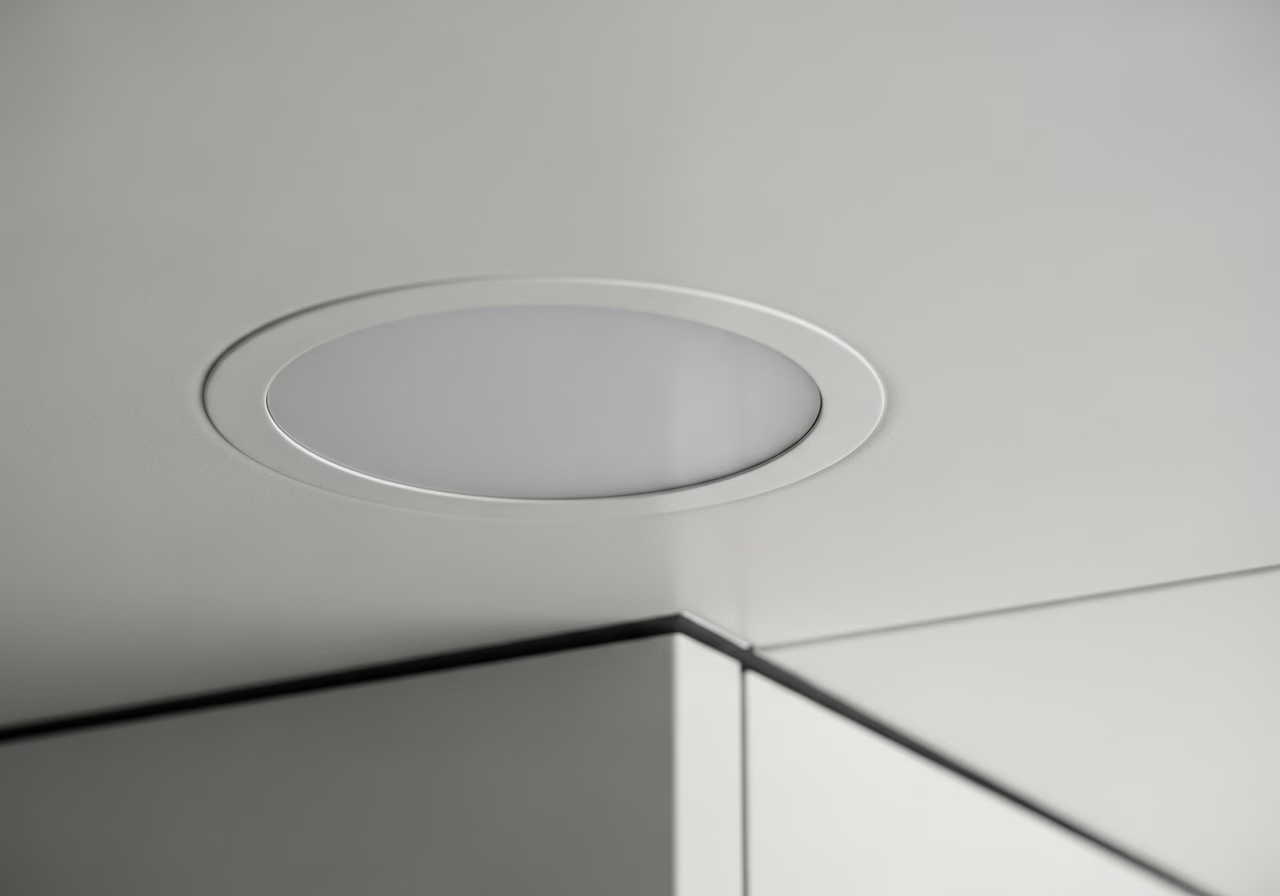 Stretch Ceiling Water Leak Resilience — close-up of professional workmanship in a Toronto-area home
