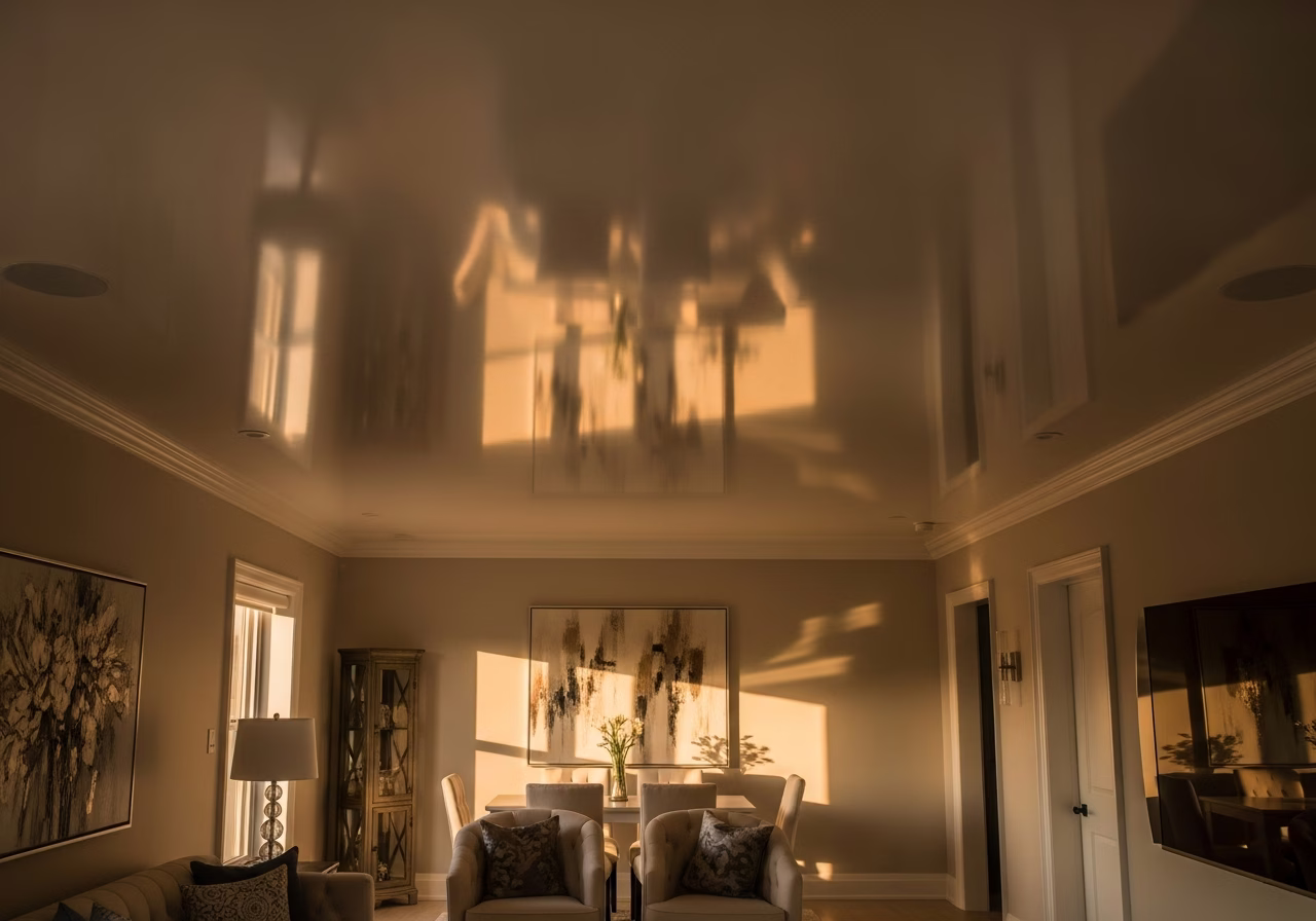 Stretch Ceilings — finished result in a Toronto or GTA home by RenoHouse
