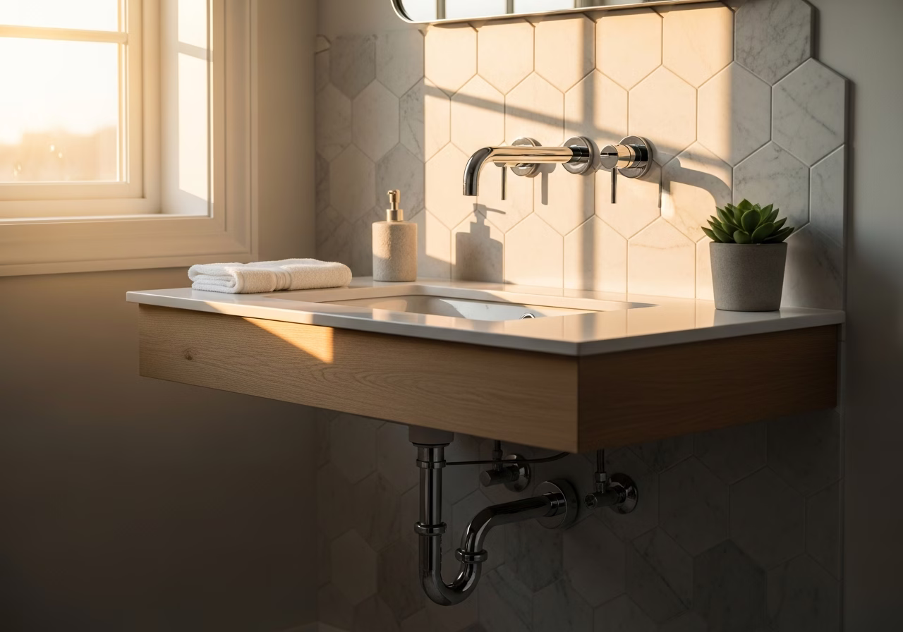 Toilet Installation and Repair โ finished result in a Toronto or GTA home by RenoHouse