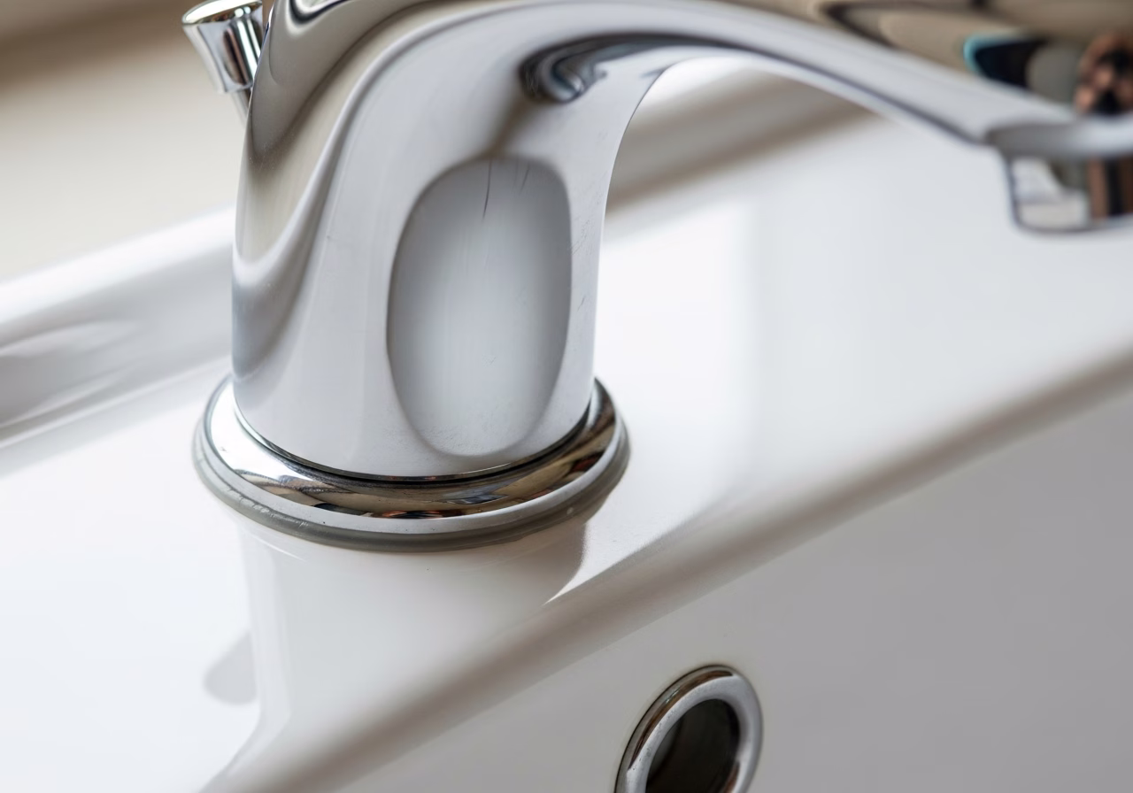 Toilet Repair — close-up of professional workmanship in a Toronto-area home