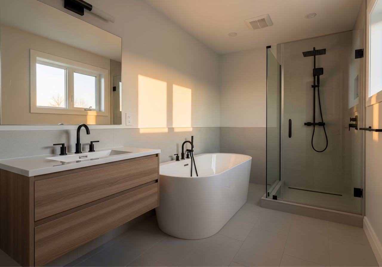Toilet Repair and Installation — finished result in a Toronto or GTA home by RenoHouse