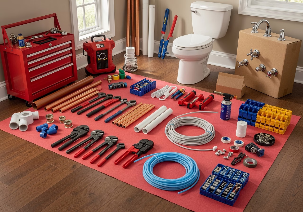 Toronto Basement Flooding History — tools and materials staged in a Greater Toronto Area home