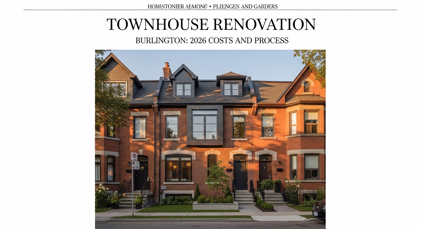 Townhouse Renovation Burlington: 2026 Costs and Process