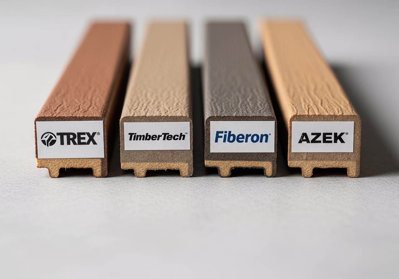 Trex vs TimberTech vs Fiberon vs AZEK โ close-up of professional workmanship in a Toronto-area home