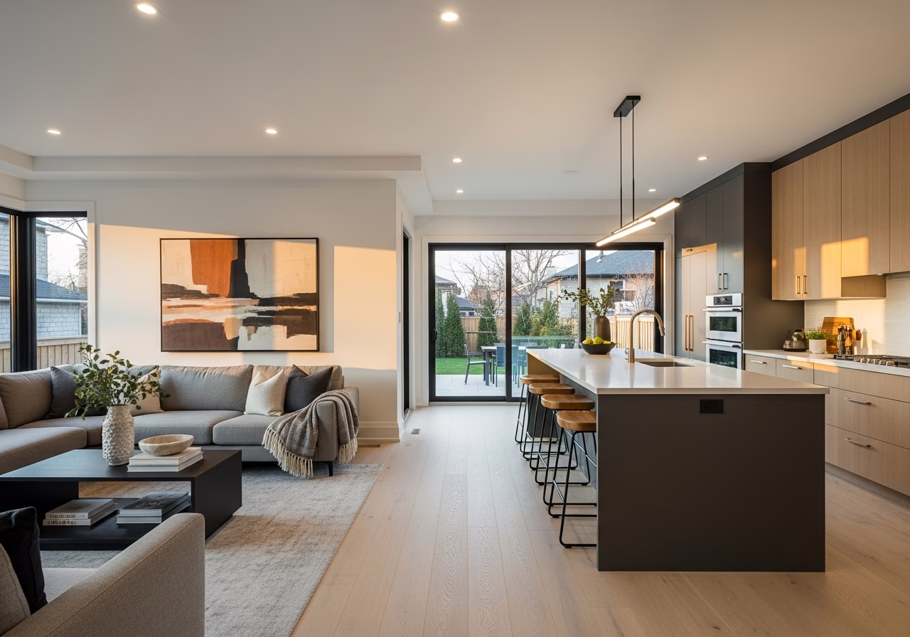 TSER, VLT, SHGC, IR Rejection — finished result in a Toronto or GTA home by RenoHouse