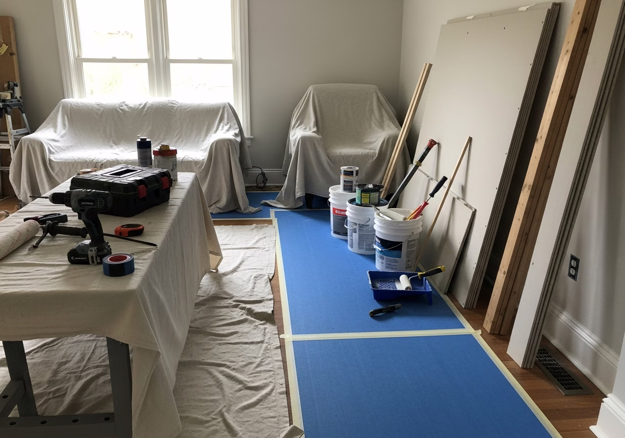 Type 1 vs Type 2 vs Type 3 Asbestos — tools and materials staged in a Greater Toronto Area home