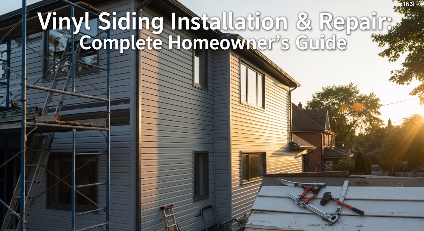 Vinyl Siding Installation & Repair: Complete Homeowner's Guide