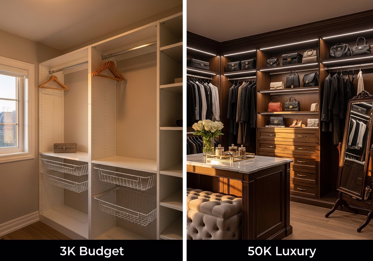 Walk-in Closet β finished result in a Toronto or GTA home by RenoHouse