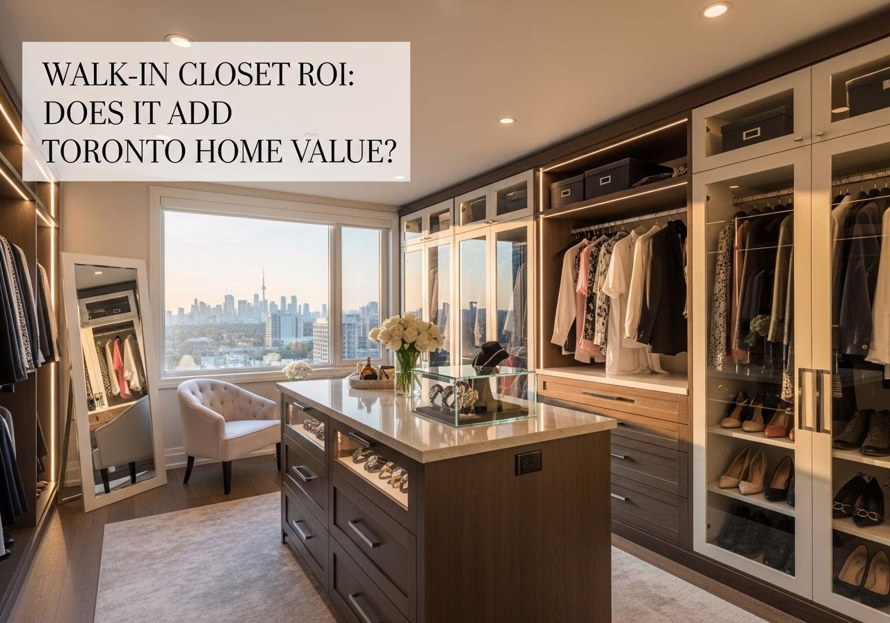 Walk-in Closet ROI โ finished result in a Toronto or GTA home by RenoHouse