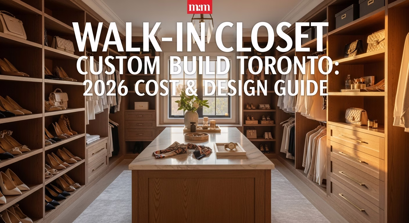 Walk-in Closet Custom Build Toronto: 2026 Cost & Design Guide