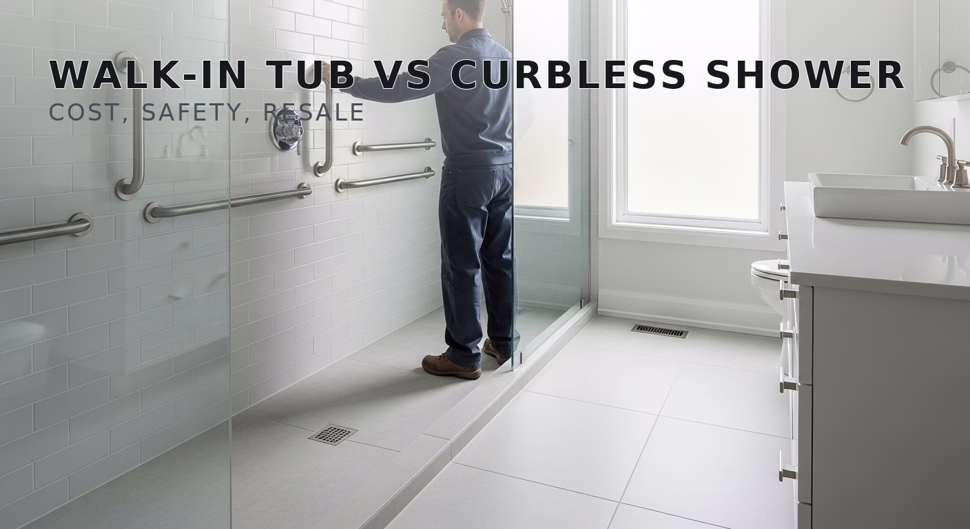 Walk-in Tub vs Curbless Shower Toronto: Which Is Better in 2026?